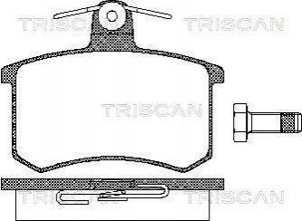 Колодки тормозные дисковые TRISCAN 8110 10116