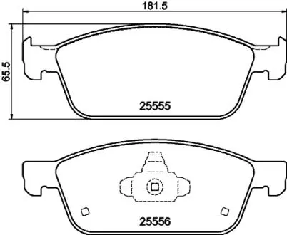 Колодки гальмівні дискові MINTEX MDB3971