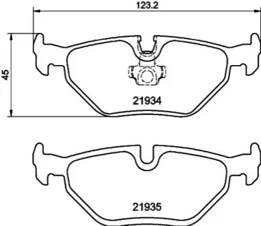 Колодки тормозные дисковые MINTEX MDB1888