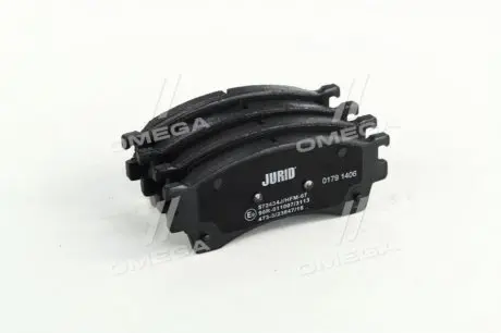 Колодки тормозные дисковые Jurid 572434J