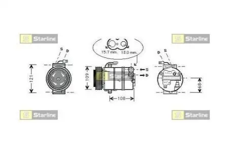 Компресори кондиціонерів STARLINE DK STK0202