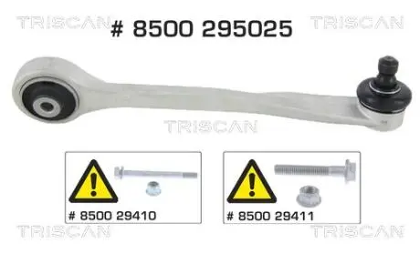 Фото важіль підвіски TRISCAN 8500 295025 Важіль підвіски TRISCAN 8500 295025