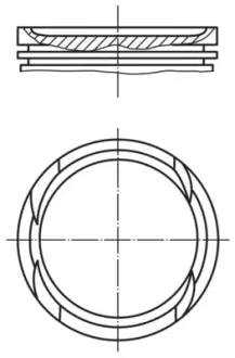 Поршень MAHLE / KNECHT 010 05 01