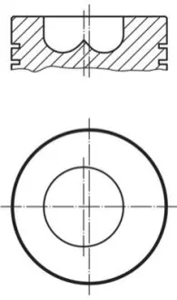 Поршень двигателя MAHLE / KNECHT 009 89 02