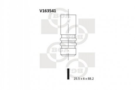 Клапан ГБЦ BGA V163541