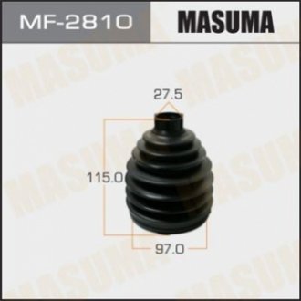 Пильовик ШРУСа зовнішній (пластик) + спецхомут Nissan X-Trail (00-13) MASUMA MF2810 (фото 1)