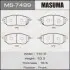 Колодка тормозная передняя Subaru Forester (12-), Impreza (08-14), Legacy (09-14 MASUMA MS7499 (фото 1)