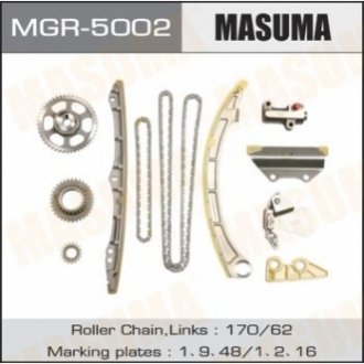 Ремкомплект ланцюга ГРМ Honda 2.0 (K20A, K20Z2) MASUMA MGR5002 (фото 1)