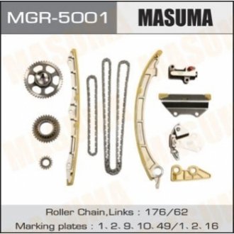 Ремкомплект цепи ГРМ Honda 2.4 (K24Z4) MASUMA MGR5001 (фото 1)
