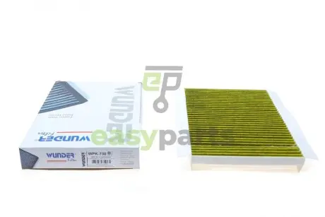 Фільтр салону MB Sprinter (W907/W910) 18-/Vito (W447) 14- (вугільний) WUNDER FILTER WPK 730