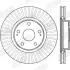 Тормозной диск Toyota Auris (E15)/Avensis (T25)/Corolla Verso (ZER, ZZE12, R1)(E15) Jurid 562430JC (фото 2)