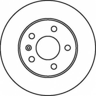 Тормозной диск задний Opel Astra / Combo / Corsa / Meriva / Zafira Jurid 562072JC (фото 1)