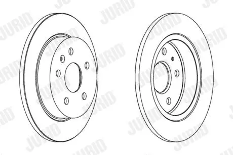 Гальмівний диск Chevrolet Malibu/Opel Insignia A Jurid 562461JC