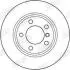 Тормозной диск передний BMW 3 / Z3 / Z4 Jurid 562090JC (фото 2)