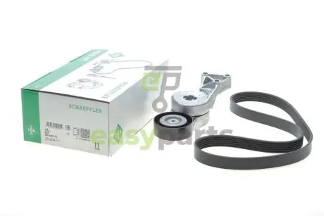 Комплект ременя генератора Audi A3/Seat Leon/Skoda Octavia/VW Caddy/Passat B6 1.6-2.0 03- (6PK1043) INA 529 0429 10