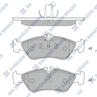 Кт. Тормозные колодки Hi-Q (SANGSIN) SP1274A