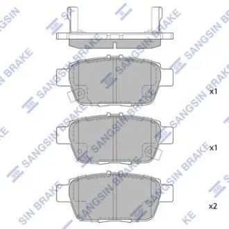 Кт. Тормозные колодки Hi-Q (SANGSIN) SP1430