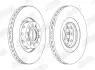 Тормозной диск передний AUDI A6/S6 A8/S8 quattro VW PHAETON 4motion Jurid 562175JC1 (фото 2)