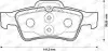 Тормозные колодки Mercedes W221 / W211 / SL Jurid 571989JC (фото 3)