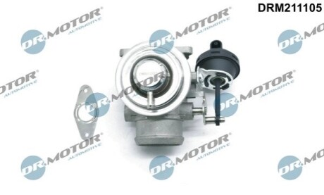 Клапан рециркуляцiї AUDI A4 94-05/VW PASSAT B5 96-05/SKODA SUPERB 01-08 DR MOTOR DRM211105