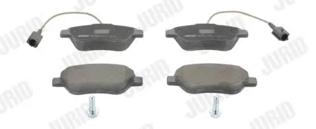 Гальмівні колодки передні FIAT 500/QUBO/FIORINO/PUNTO/LINEA ALFA ROMEO MITO CITROËN NEMO PEUGEOT BI Jurid 573074J