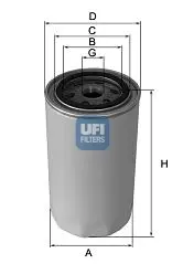 Фільтр оливний UFI 2354400