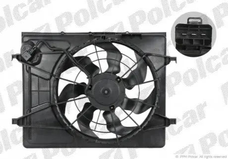 Вентилятор с корпусом / кронштейном Polcar 401623W1