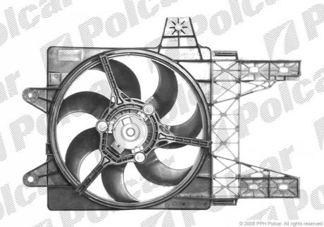 Вентилятор с корпусом / кронштейном Polcar 301723W1 (фото 1)