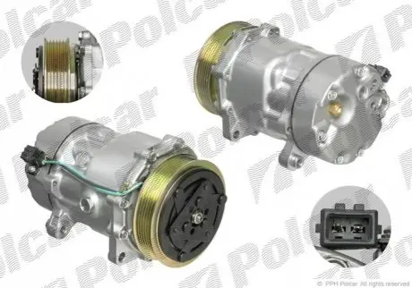 Компресор кондиціонера (новий) Polcar 9567KS-1