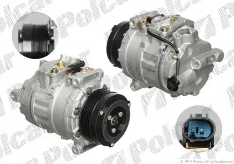 Компрессор кондиционера (Новый) Polcar 5003KS-1