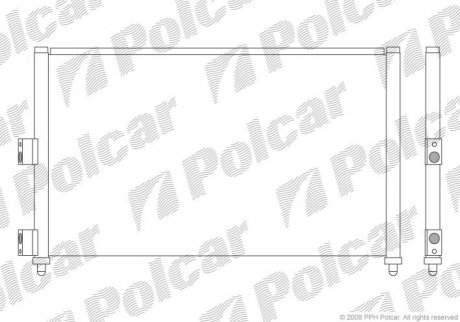 Радиаторы кондиционера Polcar 3023K8C3 (фото 1)