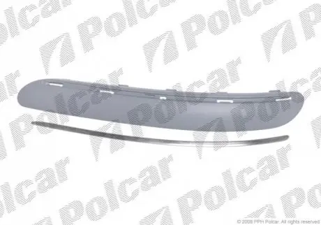 Накладка бампера левый Polcar 500507-5