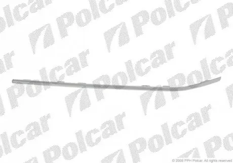 Молдинг бампера лівий Polcar 243107-5