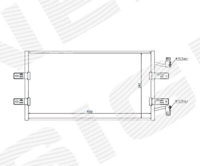 Радиатор кондиционера Signeda RC940119