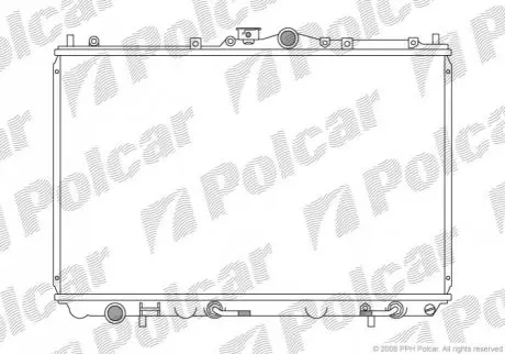 Радиатор охлаждения Polcar 521008-2