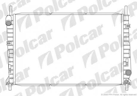 Радиатор охлаждения Polcar 321608A1