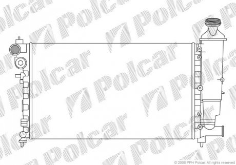 Радиатор охлаждения Polcar 230708A1