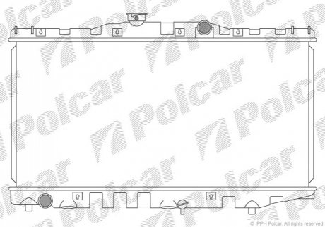 Радиатор охлаждения Polcar 810708-1