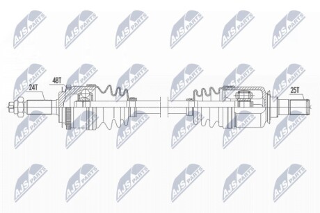 DRIVESHAFT NTY NPW-HY-585