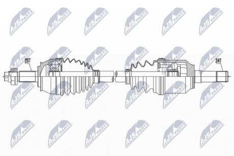 DRIVESHAFT NTY NPW-FT-055