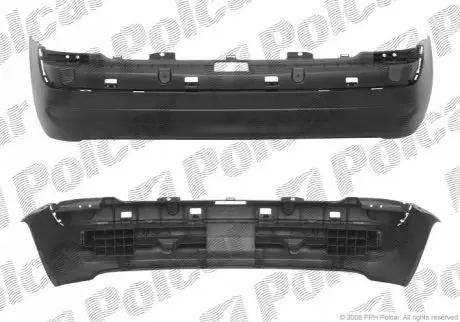 Бампер задній Polcar 601696-J