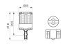 LED Gigalight автолампа W21W 2шт. колір./температура - холодний 6000K BOSCH 1987301524 (фото 6)