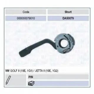 VW перемикач на рул. колод. 1.05-1.8 87-89 MAGNETI MARELLI DA50079