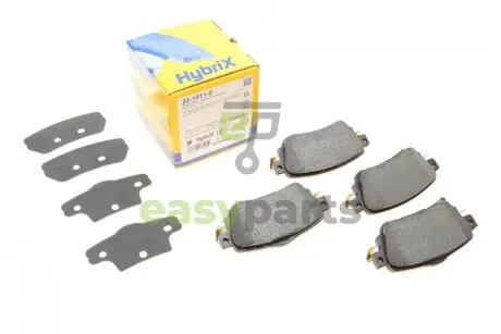 Колодки гальмівні (задні) Nissan Leaf 17-/Qashqai/X-trail 13-/Renault Kadjar 15-/Koleos 16- Metelli 22-1011-0