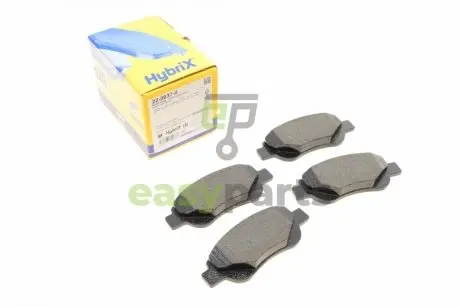 Колодки гальмівні (передні) Citroen С1/Peugeot 107 05-/108 14-/Toyota Aygo 05- Metelli 22-0637-0