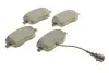 Колодки гальмівні (передні) Seat Ibiza/VW Polo 01-09/Skoda Fabia 99-14/Roomster 06-15 (+датчик) Metelli 22-0547-1 (фото 3)