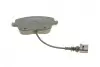Колодки гальмівні (передні) Seat Ibiza/VW Polo 01-09/Skoda Fabia 99-14/Roomster 06-15 (+датчик) Metelli 22-0547-1 (фото 6)