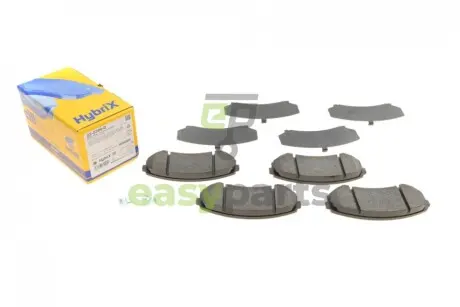 Колодки гальмівні (передні) Mitsubishi Grandis 04-11/Pajero II-IV 90-/Mazda E2000/2200 88-03 Metelli 22-0399-0