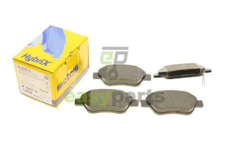 Колодки гальмівні (передні) Opel Corsa D 06-14/Adam 12-19 Metelli 22-0321-2