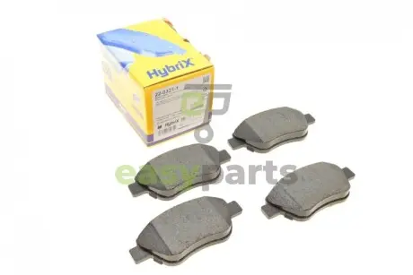 Колодки гальмівні (передні) Fiat Doblo 00-/Panda 03-/500 II 07-/Lancia Musa 04-12 Metelli 22-0321-1